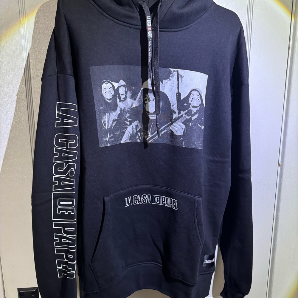 Bella Ciao La Casa de Papel Black Graphic Sweatshirt